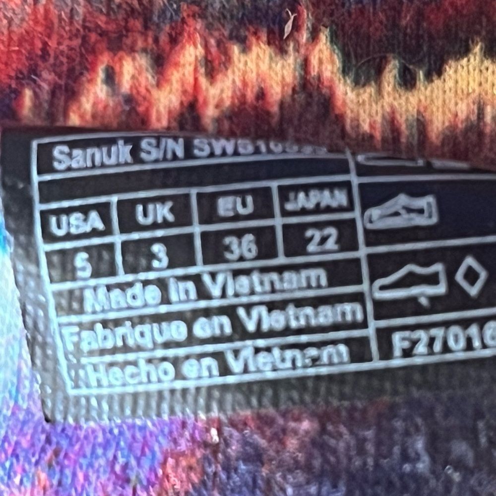 Sanuk yoga sling sandals womens thong flip flop sandals size 5 - Picture 6 of 6